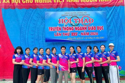 TRƯỜNG TH TRẦN PHÚ THAM GIA HỘI THAO NGÀNH GIÁO DỤC HUYỆN KRÔNG NÔ LẦN THỨ XXV NĂM 2024