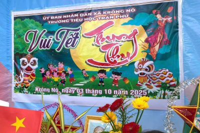 TRƯỜNG TH TRẦN PHÚ TỔ CHỨC “VUI TẾT TRUNG THU, NHỚ ƠN BÁC HỒ” NĂM 2025