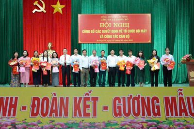 CHI ỦY TRƯỜNG TH TRẦN PHÚ NHẬN QUYẾT ĐỊNH GIẢI THỂ CHI BỘ TRỰC THUỘC VÀ QUYẾT ĐỊNH THÀNH LẬP CHI BỘ CƠ SỞ TRƯỜNG TH TRẦN PHÚ